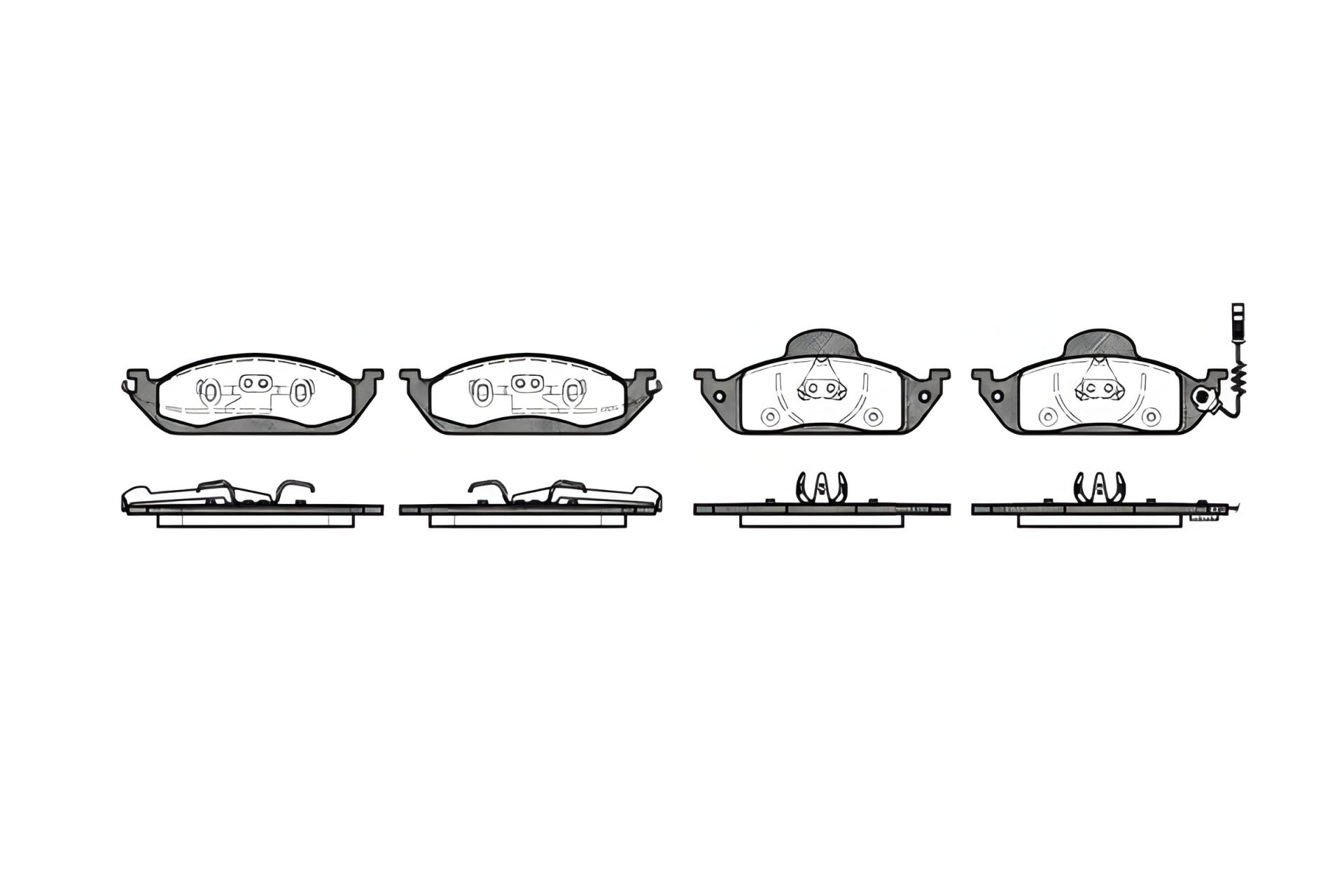 Комплект гальмівних колодок, дискове гальмо MERCEDES-BENZ M-CLASS, REMSA (069701) Комплект гальмівних колодок, дискове гальмо MERCEDES-BENZ M-CLASS, REMSA (069701)