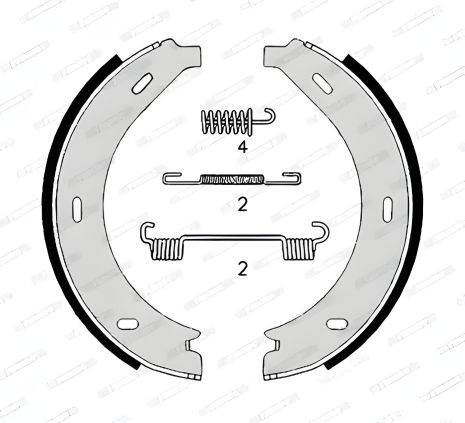 Тормозные колодки для MERCEDES-BENZ V-CLASS, FERODO (FSB4306)