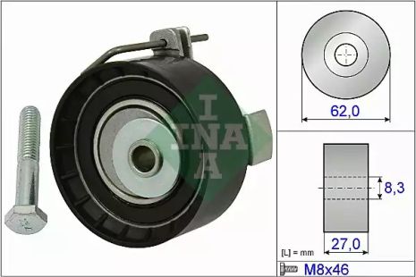 Розтягнутий ролик The Timing Belt Ford Australia, Ford Asia, INA (531081310)