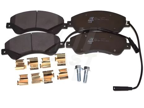 Гальмівних колодок комплект, дискове гальмо FORD TRANSIT, FAST (FT29521) Гальмівних колодок комплект, дискове гальмо FORD TRANSIT, FAST (FT29521)