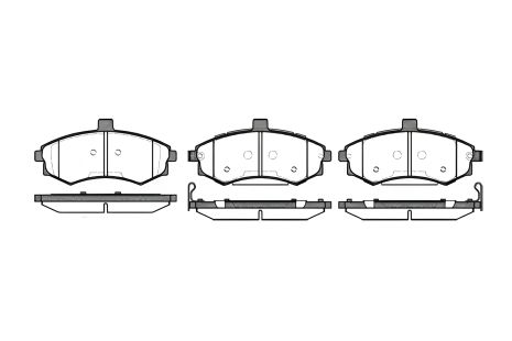 Набор тормозных колодок, дисковый тормоз для KIA CERATO, HYUNDAI MATRIX, REMSA (089302) Набор тормозных колодок, дисковый тормоз для KIA CERATO, HYUNDAI MATRIX, REMSA (089302)