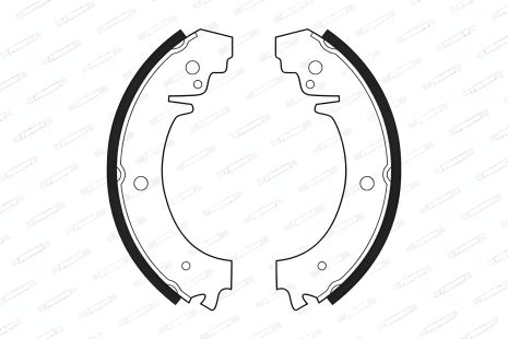 Гальмівні колодки комплект LADA NIVA, FERODO (FSB59)