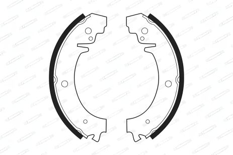 Гальмівні колодки комплект LADA NIVA, FERODO (FSB59) Гальмівні колодки комплект LADA NIVA, FERODO (FSB59)