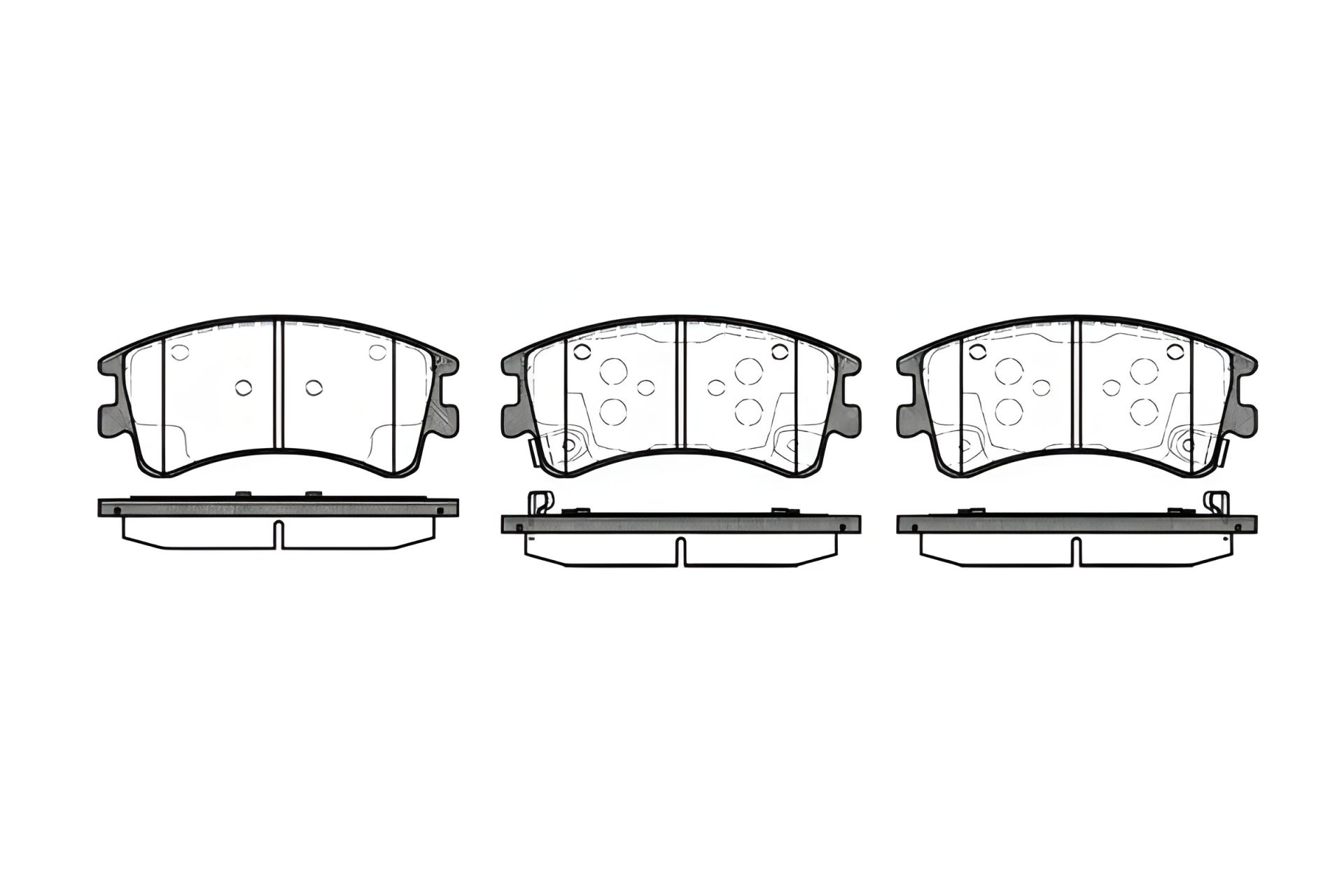 Комплект гальмівних колодок для дискових гальм MAZDA 6, REMSA (097002) Комплект гальмівних колодок для дискових гальм MAZDA 6, REMSA (097002)