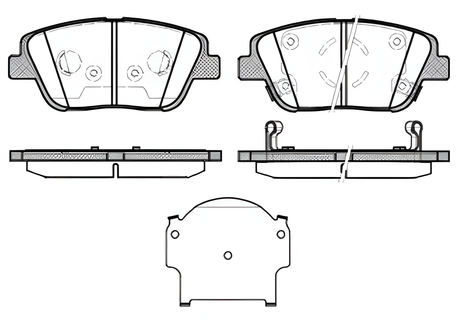 Комплект колодок гальмівних, дискове гальмо KIA OPTIMA/ HYUNDAI SONATA, REMSA (142302) Комплект колодок гальмівних, дискове гальмо KIA OPTIMA/ HYUNDAI SONATA, REMSA (142302)