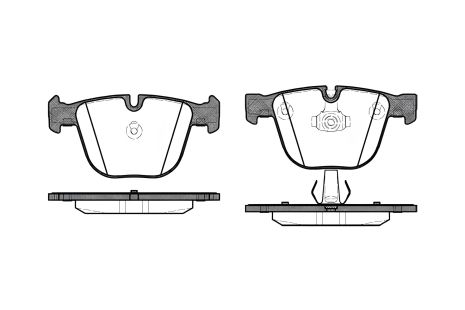 Тормозные колодки комплект для ROLLS-ROYCE PHANTOM, BMW X6, BENTLEY CONTINENTAL, WOKING (P992300) Тормозные колодки комплект для ROLLS-ROYCE PHANTOM, BMW X6, BENTLEY CONTINENTAL, WOKING (P992300)