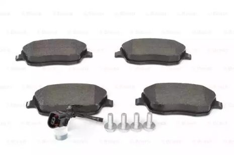 Комплект тормозных колодок, дисковый тормоз SEAT IBIZA, SKODA ROOMSTER, BOSCH (0986494105)