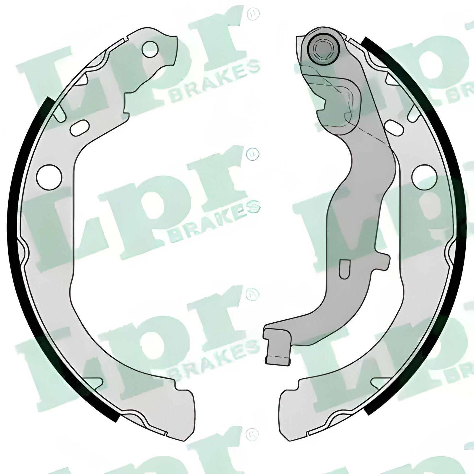 Комплект гальмівних блоків DACIA DUSTER, LPR (01131) Комплект гальмівних блоків DACIA DUSTER, LPR (01131)