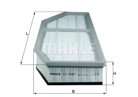 Фільтр повітряний BMW X3, MAHLE/KNECHT (LX2067) Фільтр повітряний BMW X3, MAHLE/KNECHT (LX2067)