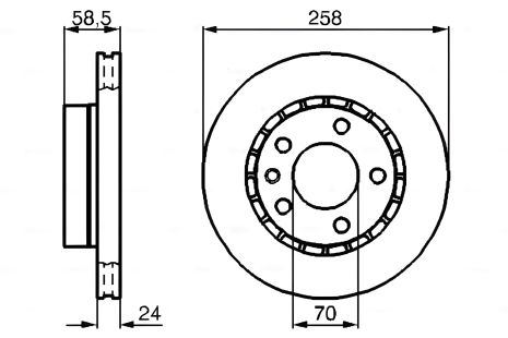 Тормозной диск OPEL CARLTON, OPEL OMEGA, BOSCH (0986478265) Тормозной диск OPEL CARLTON, OPEL OMEGA, BOSCH (0986478265)