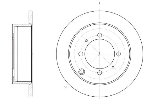 Гальмівний диск REMSA NISSAN CEFIRO, HYUNDAI SANTAMO (683800) Гальмівний диск REMSA NISSAN CEFIRO, HYUNDAI SANTAMO (683800)