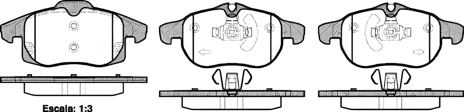 Комплект гальмівних колодок, дискове гальмо CADILLAC BLS, SAAB 9-3X, REMSA (088840) Комплект гальмівних колодок, дискове гальмо CADILLAC BLS, SAAB 9-3X, REMSA (088840)