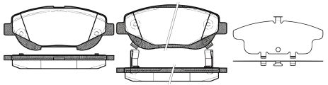 Комплект тормозных колодок, дисковый тормоз TOYOTA VERSO, REMSA (145302) Комплект тормозных колодок, дисковый тормоз TOYOTA VERSO, REMSA (145302)