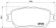 Дисковый тормозной комплект колодок Toyota Isis, Brembo (P83062)