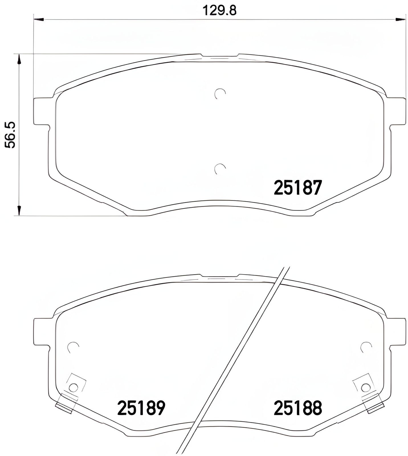 Комплект гальмівних колодок, дискове гальмо KIA SOUL, HYUNDAI ix20, BREMBO (P30055) Комплект гальмівних колодок, дискове гальмо KIA SOUL, HYUNDAI ix20, BREMBO (P30055)