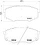 Комплект гальмівних колодок, дискове гальмо KIA SOUL, HYUNDAI ix20, BREMBO (P30055) Комплект гальмівних колодок, дискове гальмо KIA SOUL, HYUNDAI ix20, BREMBO (P30055)