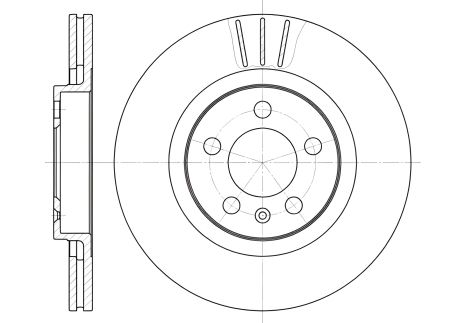 Гальмівний диск AUDI A3, SEAT LEON, REMSA (654610) Гальмівний диск AUDI A3, SEAT LEON, REMSA (654610)