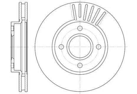 Диск гальмівний FORD USA, REMSA (621110) Диск гальмівний FORD USA, REMSA (621110)