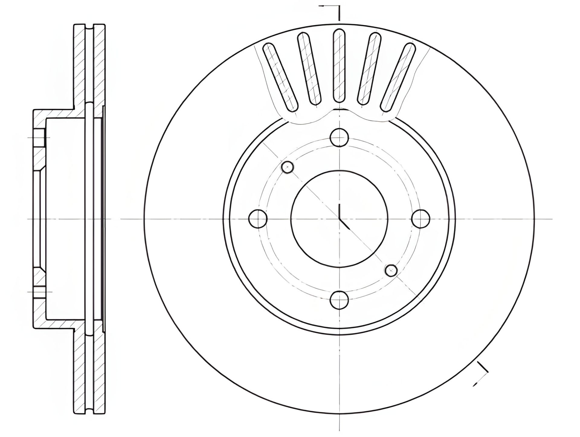 Тормозной диск для Nissan Almera от Remsa (617910) Тормозной диск для Nissan Almera от Remsa (617910)