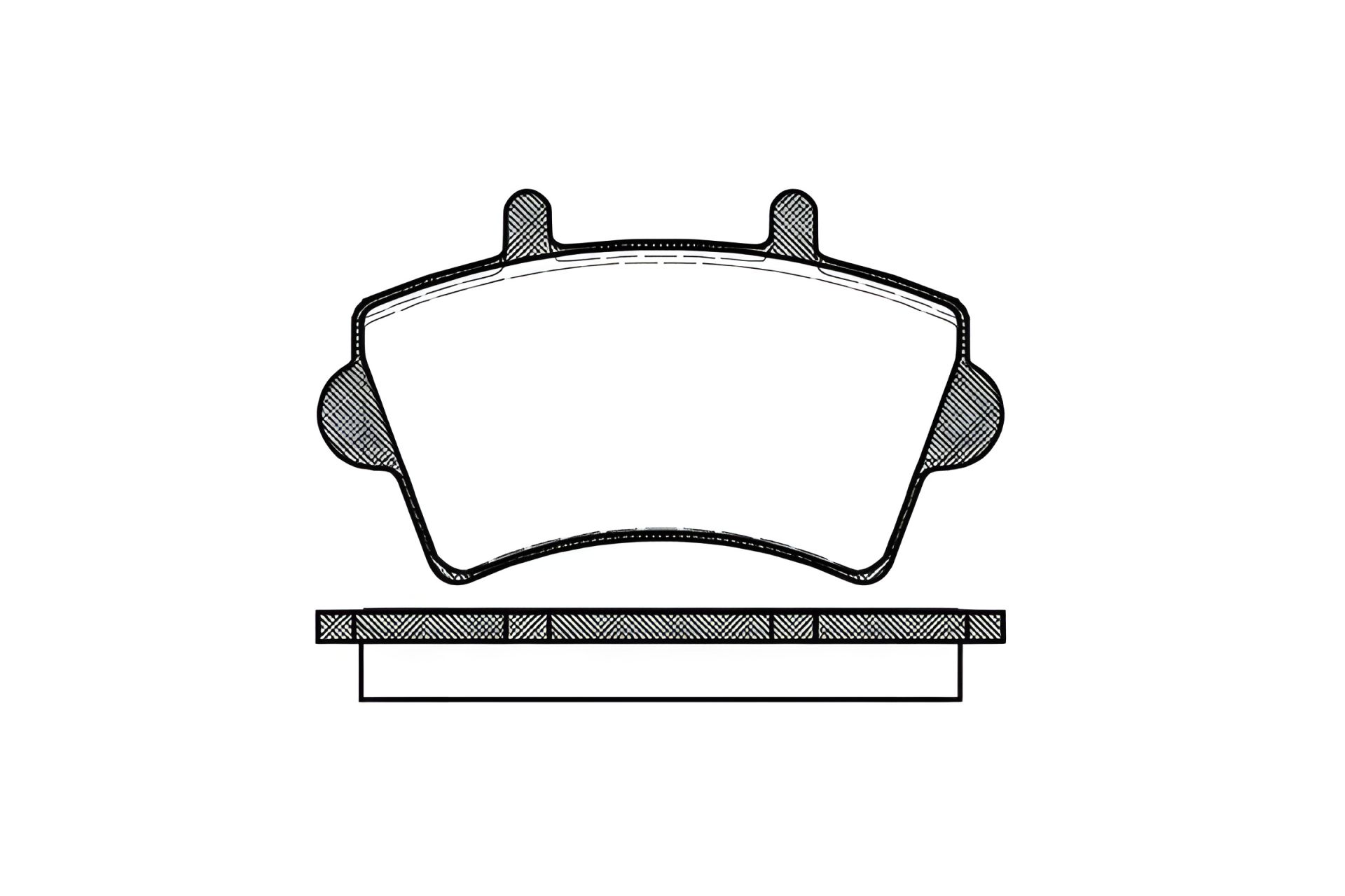 Комплект гальмівних колодок для NISSAN INTERSTAR, OPEL MOVANO від REMSA (081900) Комплект гальмівних колодок для NISSAN INTERSTAR, OPEL MOVANO від REMSA (081900)