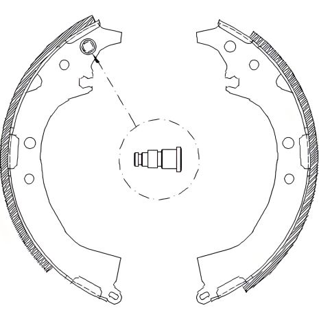Гальмівні колодки DAIHATSU TERIOS, TOYOTA CAMI, REMSA (408500) Гальмівні колодки DAIHATSU TERIOS, TOYOTA CAMI, REMSA (408500)