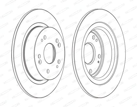 FERODO тормозной диск для HONDA ACCORD (DDF1776C) FERODO тормозной диск для HONDA ACCORD (DDF1776C)