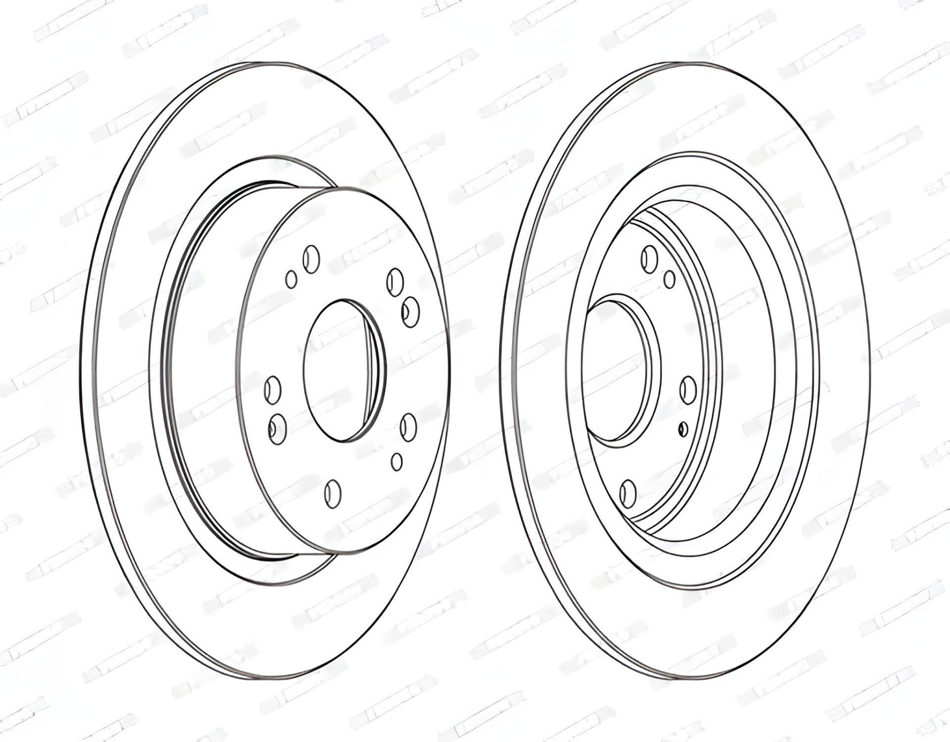 FERODO тормозной диск для HONDA ACCORD (DDF1776C) FERODO тормозной диск для HONDA ACCORD (DDF1776C)