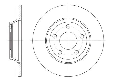 Гальмівний Диск AUDI A4, REMSA (647200)