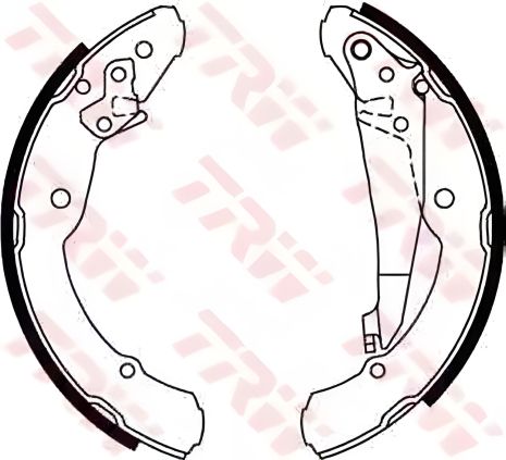 Гальмівних колодок комплект ZHONGHUA(BRILLIANCE) JUNJIE, VW BEETLE, TRW (GS8639)