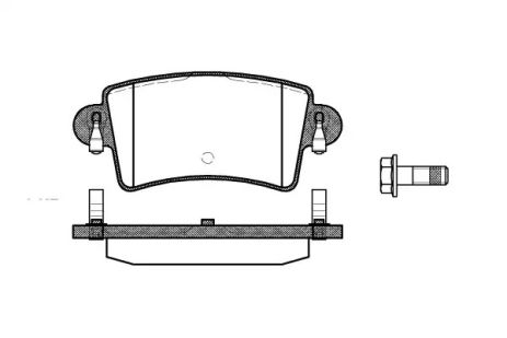 Комплект гальмівних колодок NISSAN INTERSTAR, OPEL MOVANO, RENAULT MASTER, ROAD HOUSE (283300)