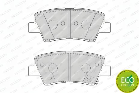 Дисковые тормозные колодки для KIA RIO и HYUNDAI SOLARIS от FERODO (FDB4387) Дисковые тормозные колодки для KIA RIO и HYUNDAI SOLARIS от FERODO (FDB4387)