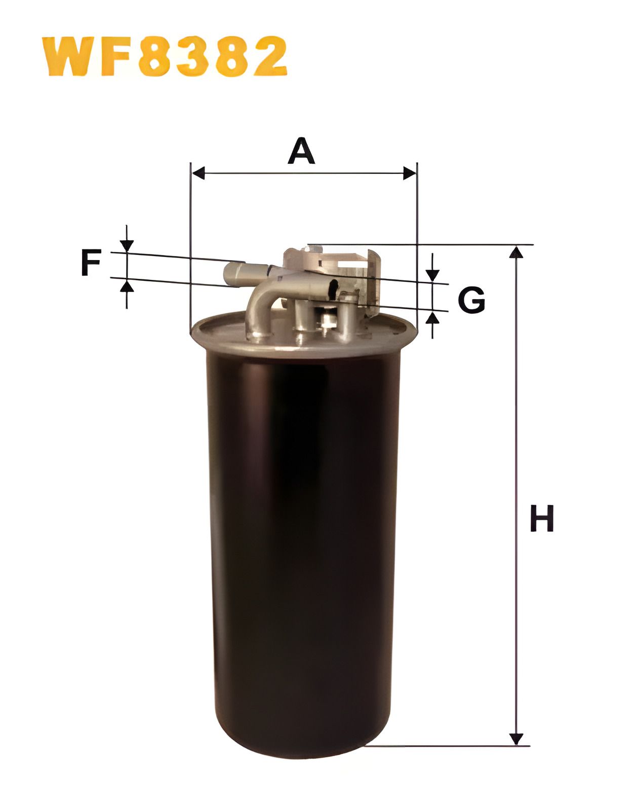 Паливний фільтр для AUDI A6, WIXFILTRON (WF8382) Паливний фільтр для AUDI A6, WIXFILTRON (WF8382)