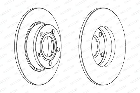 Гальмівний диск AUDI A6, FERODO (DDF1177C) Гальмівний диск AUDI A6, FERODO (DDF1177C)
