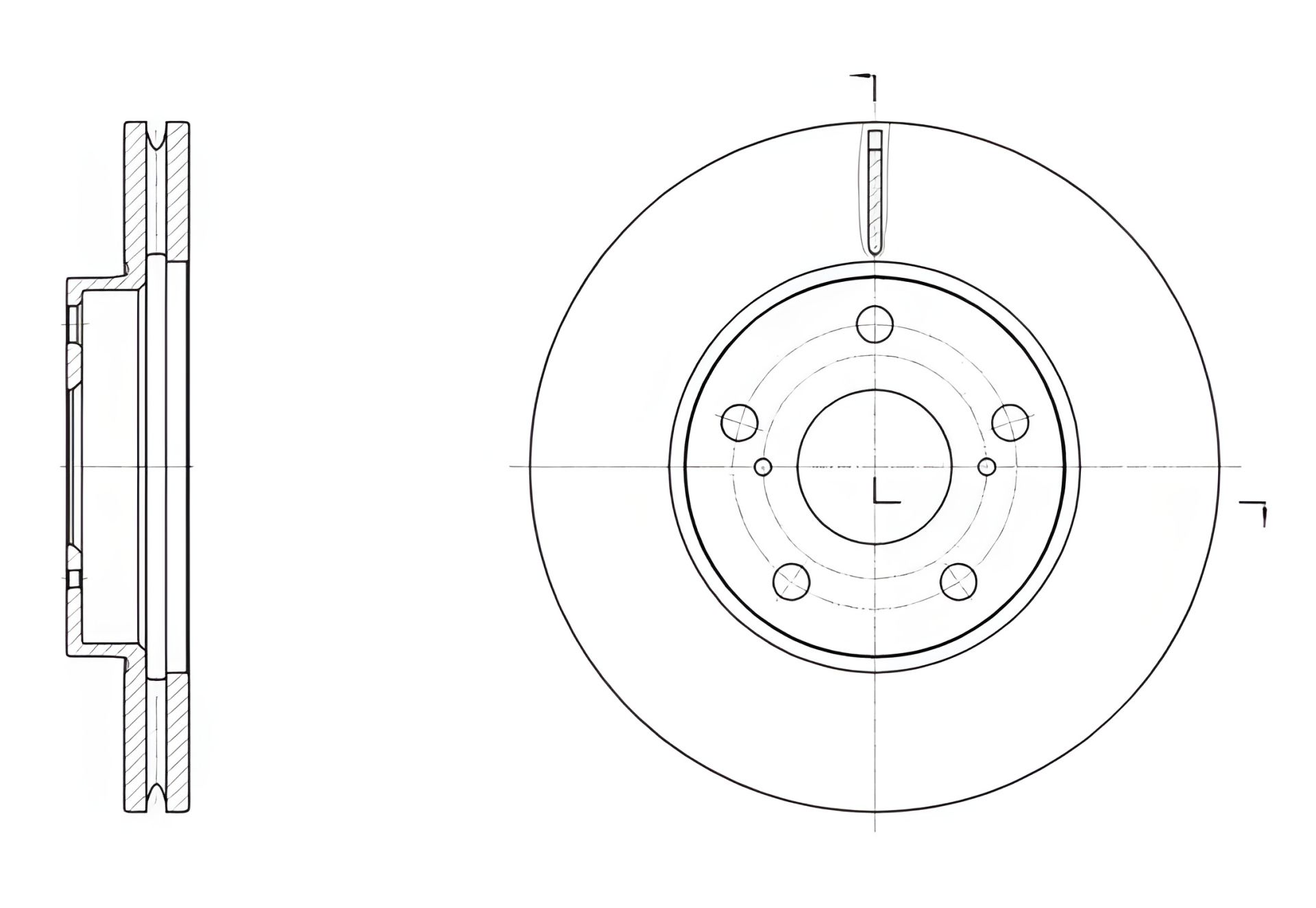 Гальмівний диск TOYOTA COROLLA, REMSA (6153910) Гальмівний диск TOYOTA COROLLA, REMSA (6153910)