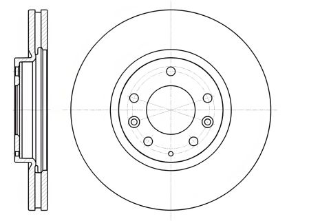 Тормозной диск REMSA для MAZDA CX-9 (6123610) Тормозной диск REMSA для MAZDA CX-9 (6123610)