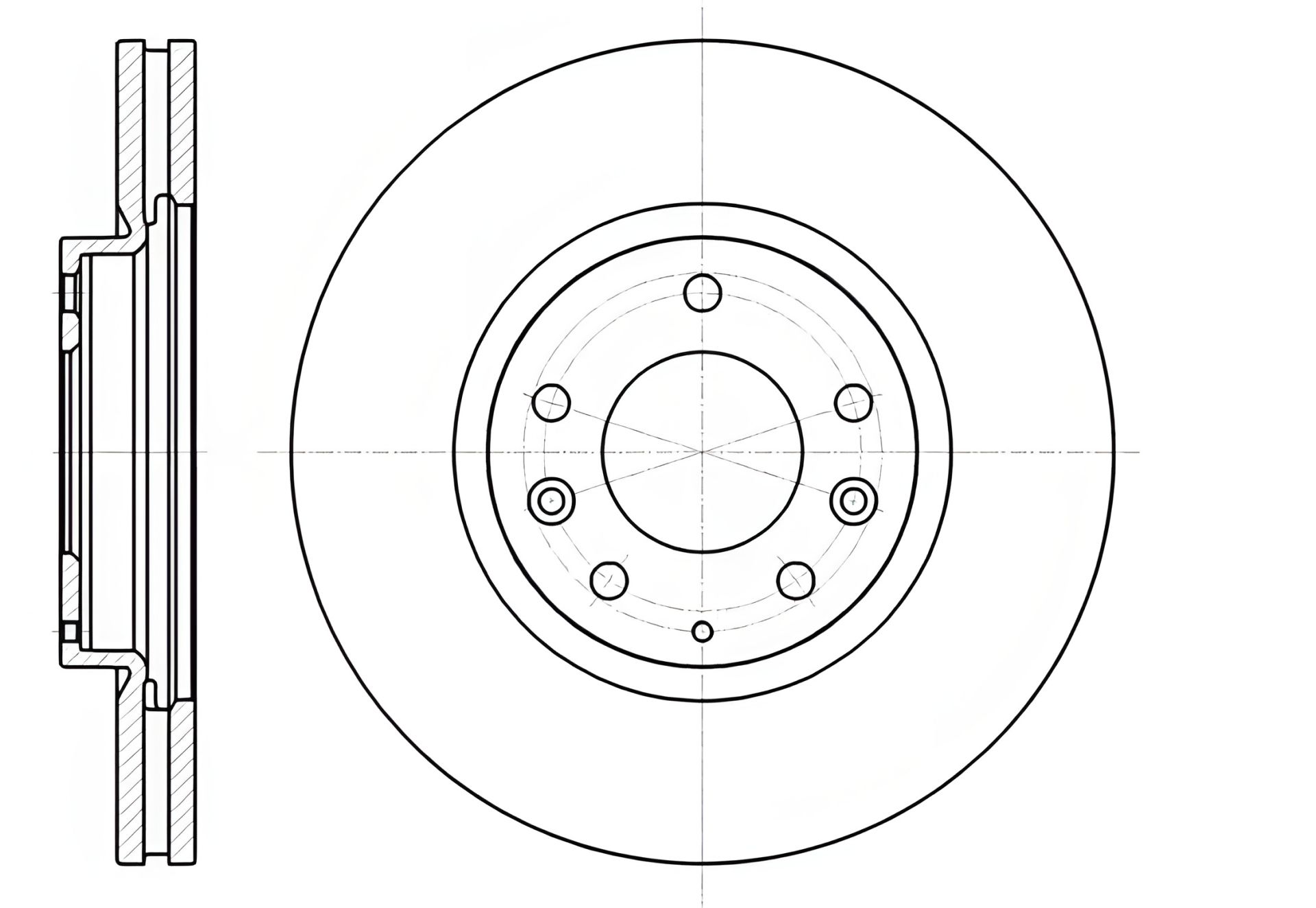 Диск гальмівний MAZDA CX-9, REMSA (6123610) Диск гальмівний MAZDA CX-9, REMSA (6123610)
