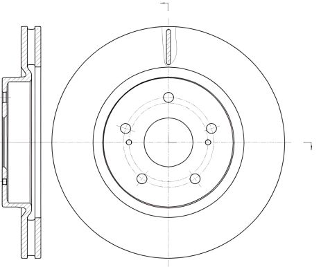 Гальмівний диск для Suzuki GRAND VITARA від REMSA (6121210) Гальмівний диск для Suzuki GRAND VITARA від REMSA (6121210)