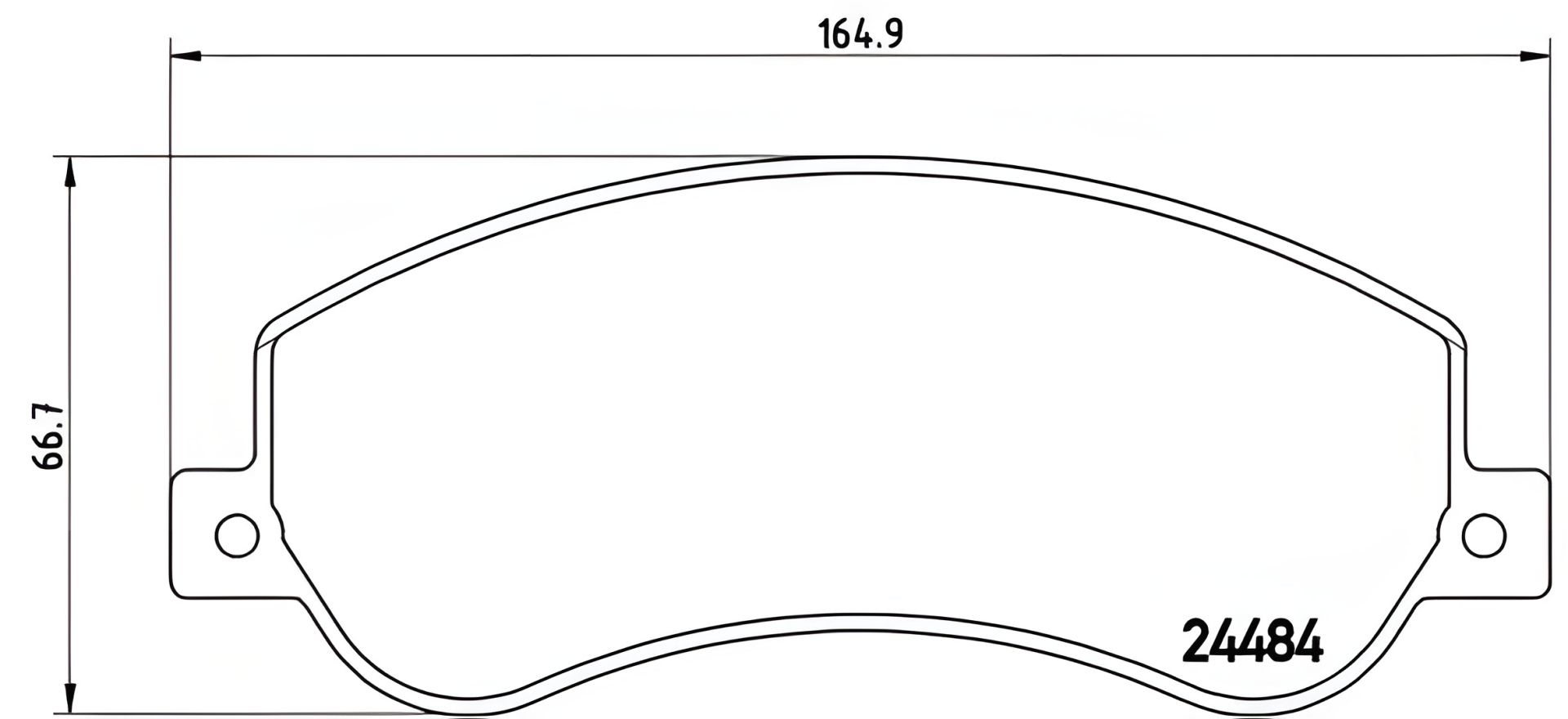 Комплект гальмівних колодок, дискове гальмо VW AMAROK, BREMBO (P85115) Комплект гальмівних колодок, дискове гальмо VW AMAROK, BREMBO (P85115)