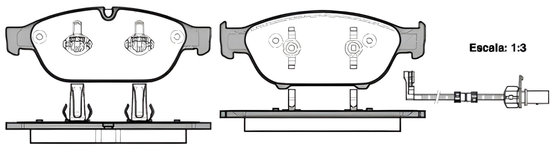 Тормозные колодки, дисковый тормоз AUDI A6, REMSA (144102) Тормозные колодки, дисковый тормоз AUDI A6, REMSA (144102)