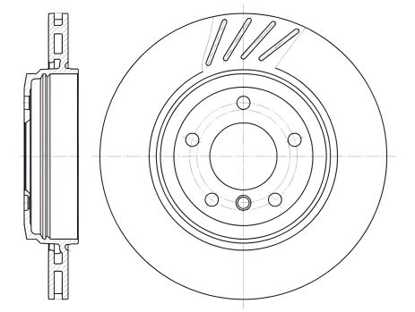 Гальмівний диск BMW 3, REMSA (664510)