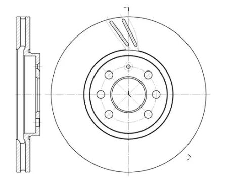 Диск тормозной OPEL ASTRAVAN, OPEL ASTRA, REMSA (668410)