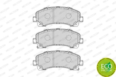 Комплект гальмівних колодок, дискове гальмо ISUZU D-MAX, FERODO (FDB4299)