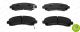 Комплект дискових гальмівних колодок для ISUZU D-MAX, FERODO (FDB4299)