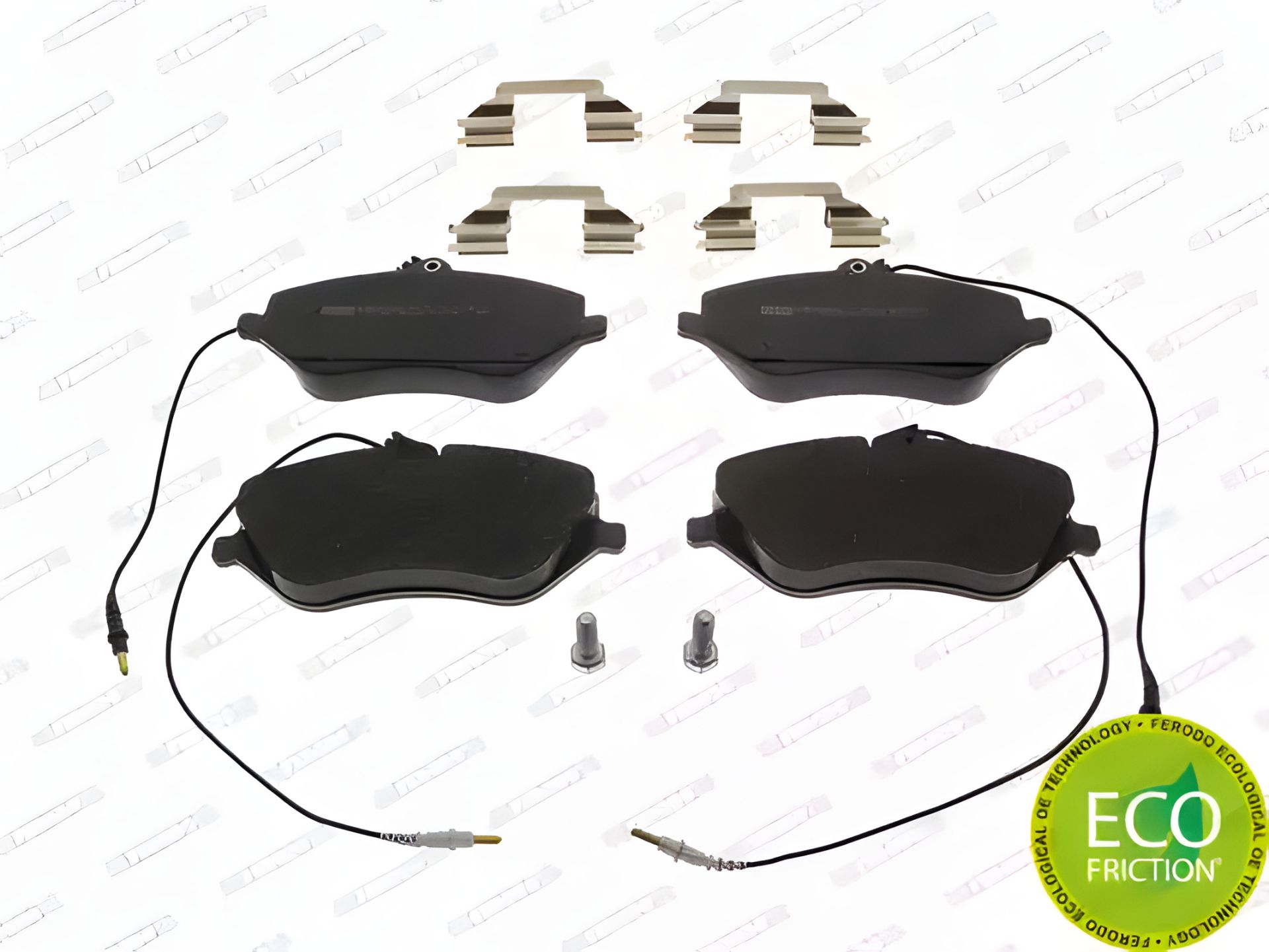 Комплект тормозных колодок, дисковый тормоз CITROËN C5, PEUGEOT 407, FERODO (FDB1726) Комплект тормозных колодок, дисковый тормоз CITROËN C5, PEUGEOT 407, FERODO (FDB1726)