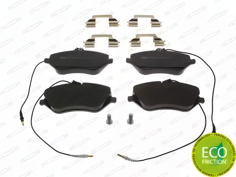 Комплект гальмівних колодок, дискове гальмо CITROËN C5, PEUGEOT 407, FERODO (FDB1726) Комплект гальмівних колодок, дискове гальмо CITROËN C5, PEUGEOT 407, FERODO (FDB1726)