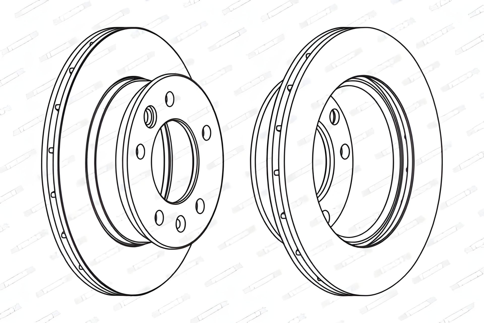Диск гальмівний MERCEDES-BENZ SPRINTER, VW LT, FERODO (FCR228A) Диск гальмівний MERCEDES-BENZ SPRINTER, VW LT, FERODO (FCR228A)