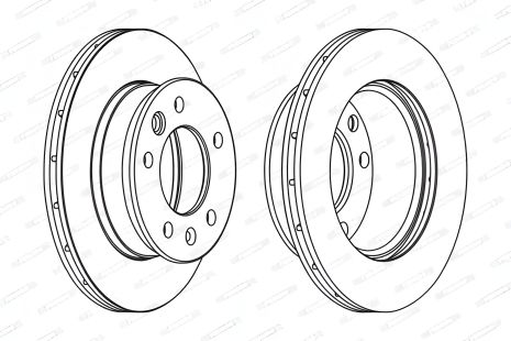Диск гальмівний MERCEDES-BENZ SPRINTER, VW LT, FERODO (FCR228A) Диск гальмівний MERCEDES-BENZ SPRINTER, VW LT, FERODO (FCR228A)