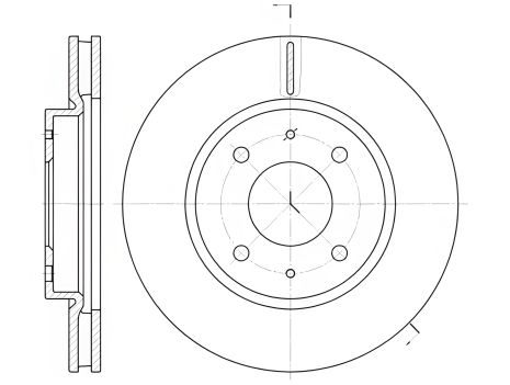 MITSUBISHI LANCER гальмівний диск, REMSA (689010)