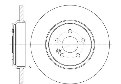 Гальмівний диск MERCEDES-BENZ M-CLASS, REMSA (663100) Гальмівний диск MERCEDES-BENZ M-CLASS, REMSA (663100)
