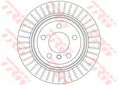 Диск гальмівний для BMW 4, TRW (DF6513S)